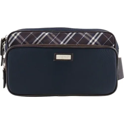 Pre-owned Belt Bags, male, , Size: ONE SIZE Pre-owned Canvas shoulder-bags - Burberry Vintage - Modalova