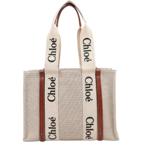 Pre-owned Tote Bags, female, , Size: ONE SIZE Pre-owned Fabric handbags - Chloé Pre-owned - Modalova