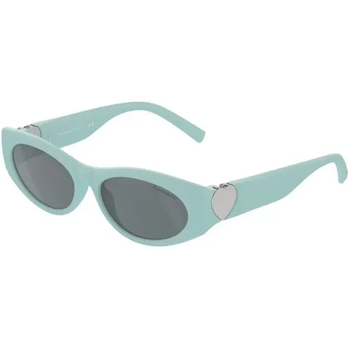 Mirror Grey Sunglasses , unisex, Sizes: 55 MM - Tiffany - Modalova