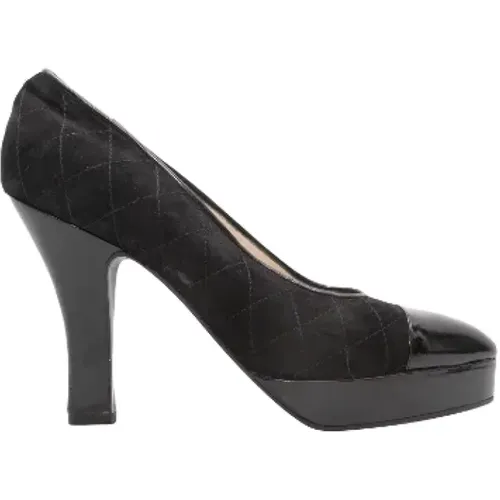 Pre-owned Leather heels , female, Sizes: 5 UK - Chanel Vintage - Modalova
