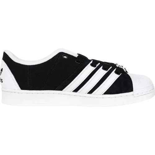 Schwarze Sneakers , Herren, Größe: 45 1/3 EU - Adidas - Modalova
