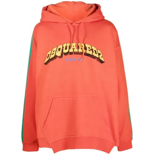 Roter Hoodie Dsquared2 - Dsquared2 - Modalova