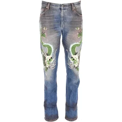 Pre-owned Baumwolle jeans , Damen, Größe: XS - Gucci Vintage - Modalova