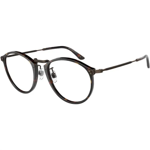 Glasses, unisex, , Size: 51 MM Dark Havana Eyewear Frames AR 318M - Giorgio Armani - Modalova