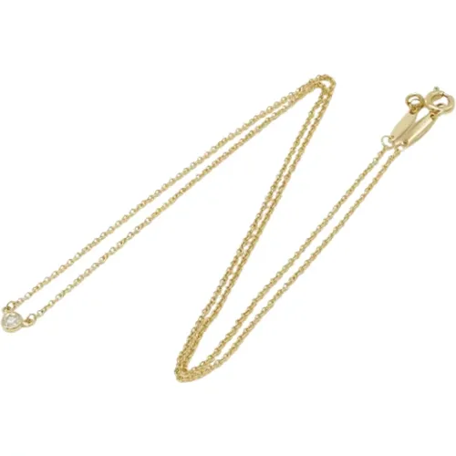 Pre-owned Jewellery, female, , Size: ONE SIZE Pre-owned Gold necklaces - Tiffany & Co. Pre-owned - Modalova