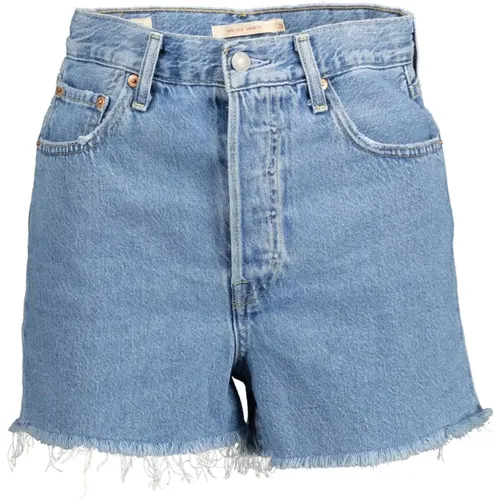 Levi's, Jeans Shorts Frau Blau , Damen, Größe: W25 - Levis - Modalova