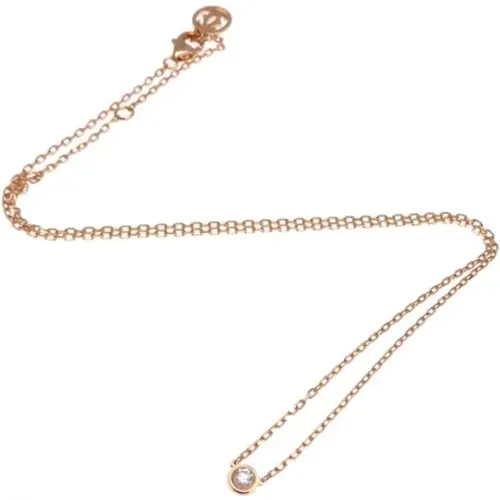 Pre-owned Rose Gold necklaces , female, Sizes: ONE SIZE - Cartier Vintage - Modalova