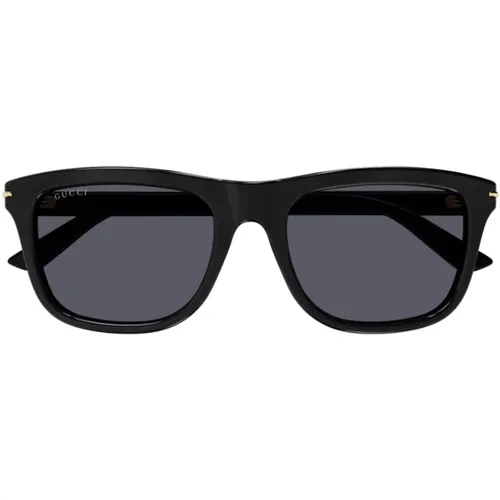 Sunglasses, unisex, , Size: ONE SIZE Linear Sunglasses for Men, Timeless Style - Gucci - Modalova