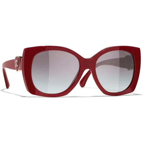 Ch5519 1759S6 Sunglasses , female, Sizes: 55 MM - Chanel - Modalova