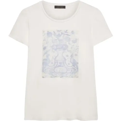 Stylish T-Shirt for Women , female, Sizes: S, M - Elena Mirò - Modalova