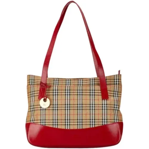 Pre-owned Tote Bags, female, , Size: ONE SIZE Pre-owned Canvas totes - Burberry Vintage - Modalova