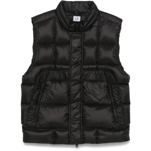 Vests, male, , Size: XL Padded Sleeveless Gilet Coat - C.P. Company - Modalova