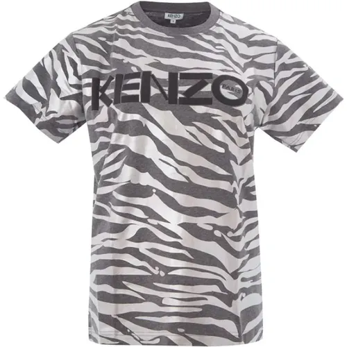 Baumwolle Tops T-Shirt , Herren, Größe: M - Kenzo - Modalova