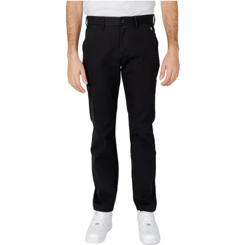 Chinos, male, , Size: W36 L32 Slim Fit Chino Pants - Tommy Jeans - Modalova