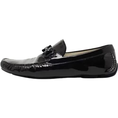 Pre-owned Flats, female, , Size: 14 US Pre-owned Leather flats - Salvatore Ferragamo Pre-owned - Modalova