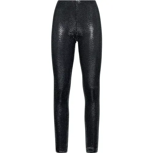 Schwarze Mesh-verzierte Hose , Damen, Größe: XS - Isabel marant - Modalova