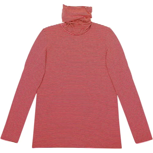 Striped Long Sleeve T-Shirt , female, Sizes: S - Douuod Woman - Modalova