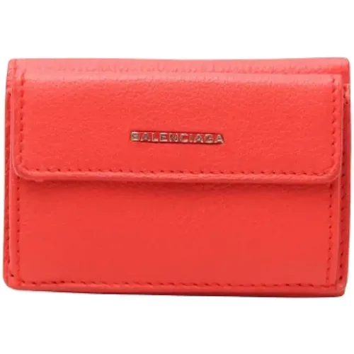 Pre-owned Wallets, female, , Size: ONE SIZE Pre-owned Leather wallets - Balenciaga Vintage - Modalova