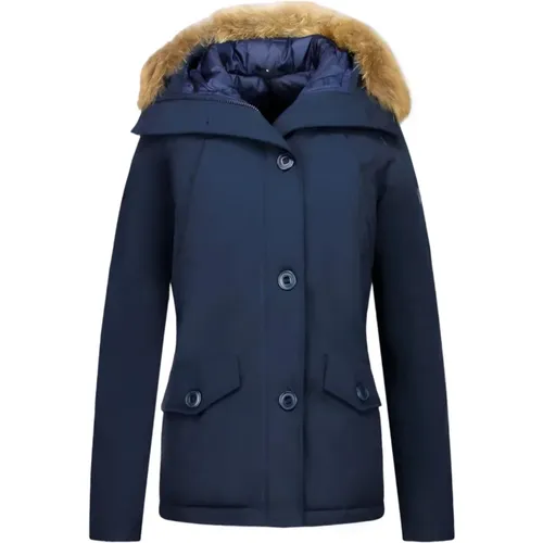 Winter Jacket Canada Short - Parka Side Pockets Women - 503B , female, Sizes: L, XL, M, S - TheBrand - Modalova
