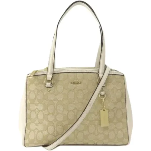 Pre-owned Handbags, female, , Size: ONE SIZE Pre-owned Canvas handbags - Coach Pre-owned - Modalova