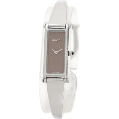 Pre-owned Watches, female, , Size: ONE SIZE Pre-owned Stainless Steel watches - Gucci Vintage - Modalova