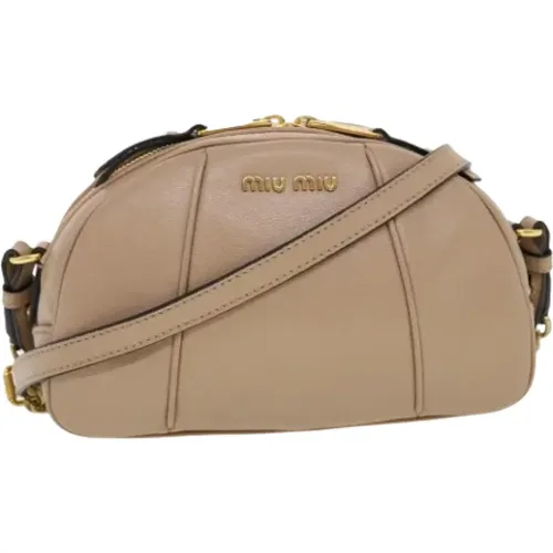 Pre-owned Leder schultertasche - Miu Miu Pre-owned - Modalova