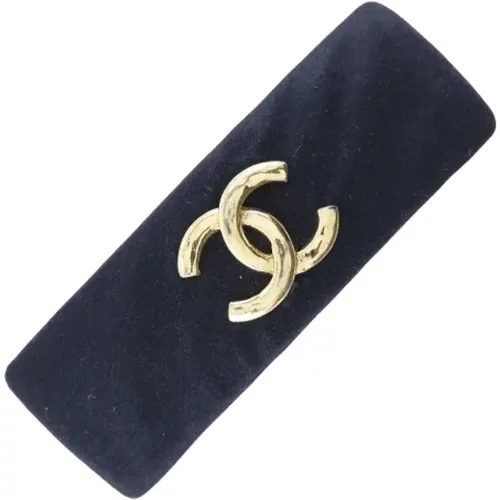 Pre-owned Accessories, female, , Size: ONE SIZE Pre-owned Canvas hair-accessories - Chanel Vintage - Modalova