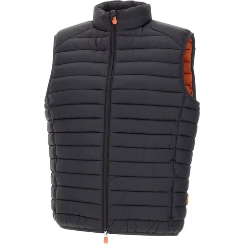 Vests, male, , Size: 2XL Men's Gilet with Brick Interior - Save The Duck - Modalova