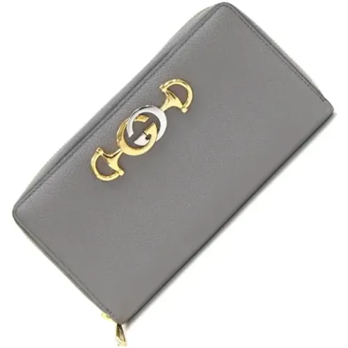 Pre-owned Wallets, female, , Size: ONE SIZE Pre-owned Leather wallets - Gucci Vintage - Modalova