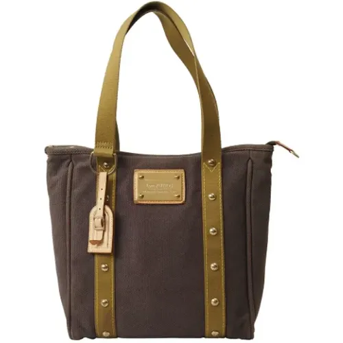 Pre-owned Tote Bags, female, , Size: ONE SIZE Pre-owned Canvas louis-vuitton-bags - Louis Vuitton Vintage - Modalova