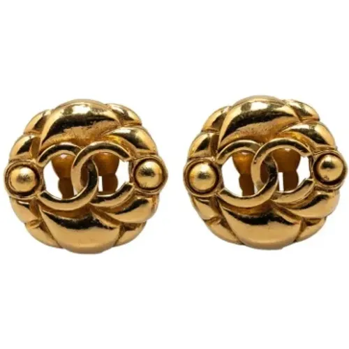 Pre-owned Jewellery, female, , Size: ONE SIZE Pre-owned Gold chanel-jewelry - Chanel Vintage - Modalova