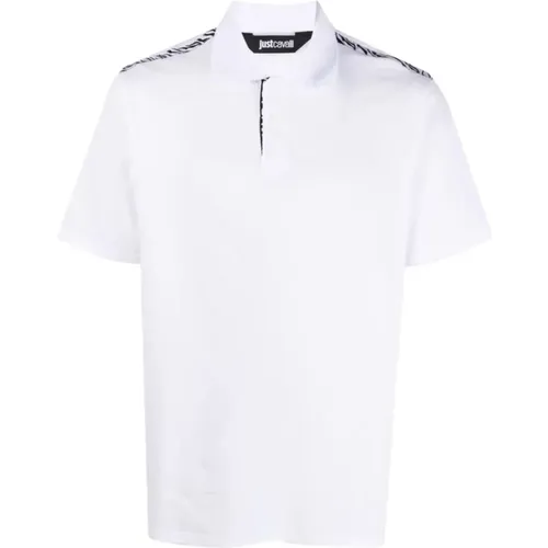 Polo piquet t-shirt , male, Sizes: M, L, S - Just Cavalli - Modalova