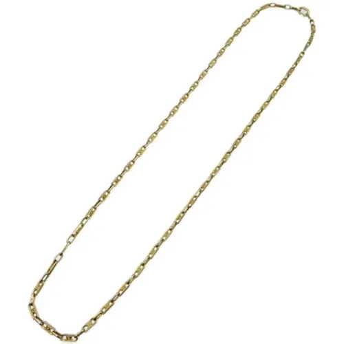 Pre-owned Jewellery, female, , Size: ONE SIZE Pre-owned Gold necklaces - Celine Vintage - Modalova