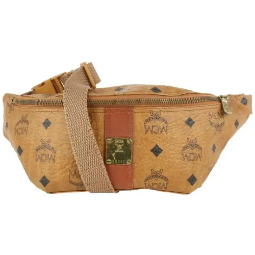 Pre-owned Belt Bags, female, , Size: ONE SIZE Pre-owned Coated canvas crossbody-bags - MCM Pre-owned - Modalova