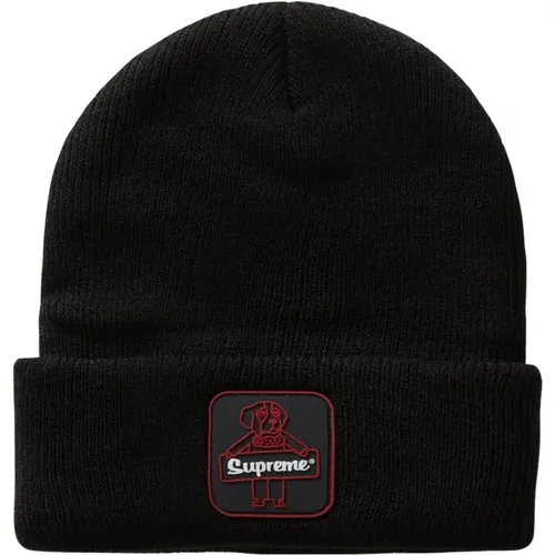 Schwarze Beanie Limited Edition - Supreme - Modalova