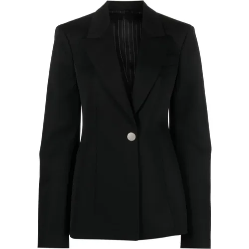 Wool Jacket with Peak Lapels , female, Sizes: S, M - The Attico - Modalova