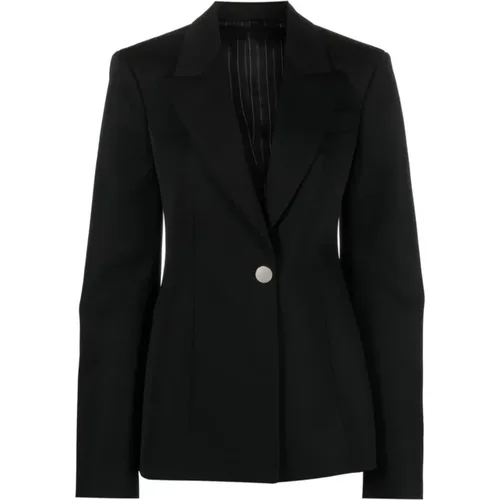 Wool Jacket with Peak Lapels , female, Sizes: XS - The Attico - Modalova