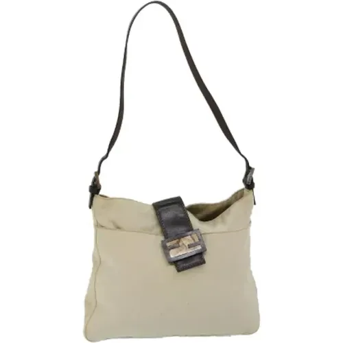 Pre-owned Shoulder Bags, female, , Size: ONE SIZE Pre-owned Cotton fendi-bags - Fendi Vintage - Modalova