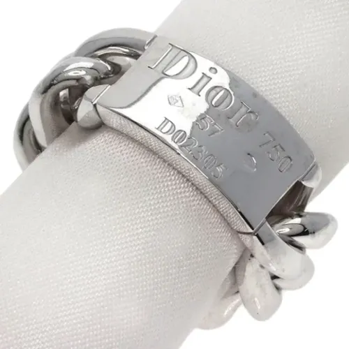 Pre-owned Jewellery, female, , Size: ONE SIZE Pre-owned White Gold dior-jewelry - Dior Vintage - Modalova