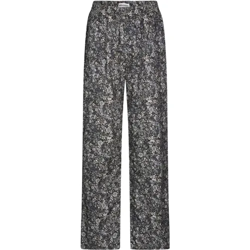 Printed Elastic Waist Pants , female, Sizes: S, 2XL, M, XS, L, XL - Lollys Laundry - Modalova