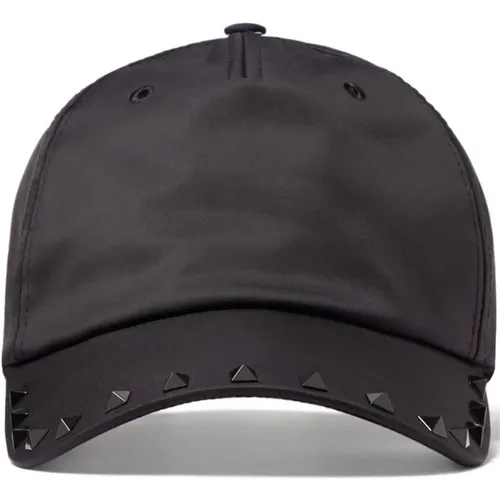 Stud Cap with Rockstud Embellishment , unisex, Sizes: 58 CM - Valentino - Modalova