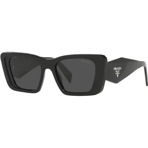 Sunglasses with Dark Gray Lenses , female, Sizes: 51 MM - Prada - Modalova