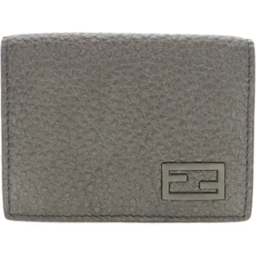 Pre-owned Wallets, male, , Size: ONE SIZE Pre-owned Leather wallets - Fendi Vintage - Modalova