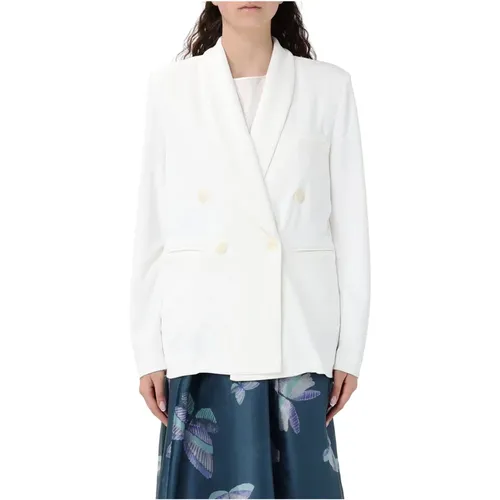 Blazers, female, , Size: S Stylish Blazer Jacket for Men - Emporio Armani - Modalova