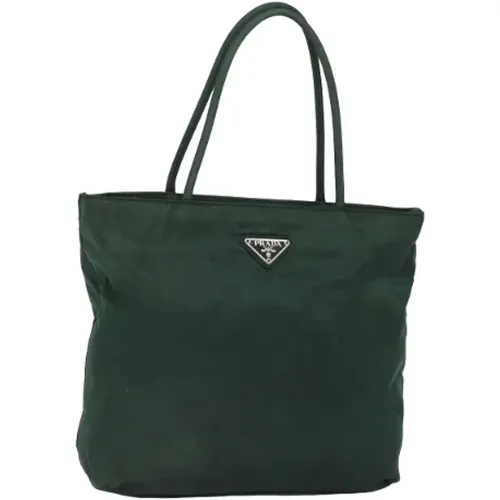 Pre-owned Tote Bags, female, , Size: ONE SIZE Pre-owned Nylon handbags - Prada Vintage - Modalova