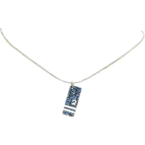 Pre-owned Jewellery, female, , Size: ONE SIZE Pre-owned Silver necklaces - Dior Vintage - Modalova