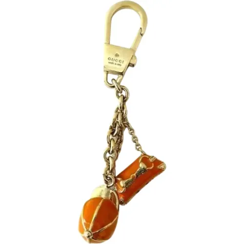 Gebrauchter brauner Metall-Gucci-Schlüsselanhänger - Gucci Vintage - Modalova