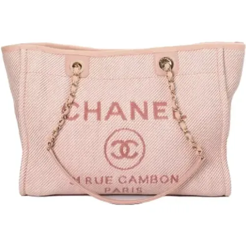 Pre-owned Tote Bags, female, , Size: ONE SIZE Pre-owned Canvas chanel-bags - Chanel Vintage - Modalova