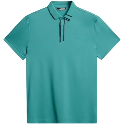 Glenmuir Viktor Polo in Teal , male, Sizes: 2XL, XL, L, M - J.LINDEBERG - Modalova