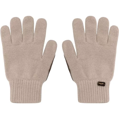 Gloves, male, , Size: 9 IN Cashmere Knitted Gloves - Moorer - Modalova